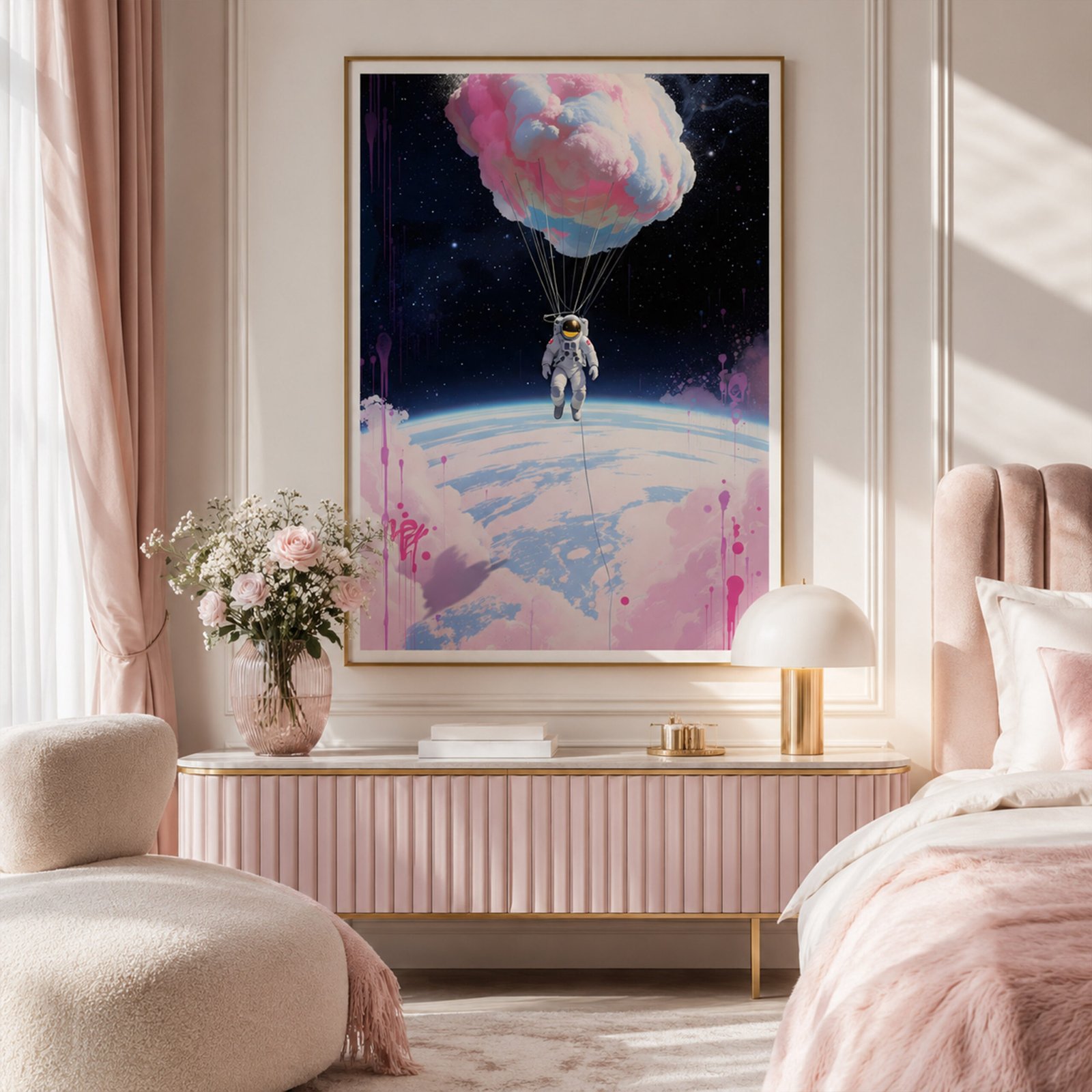 Affiche astronaute poétique moderne pour salon ou chambre inspirante – Image 3