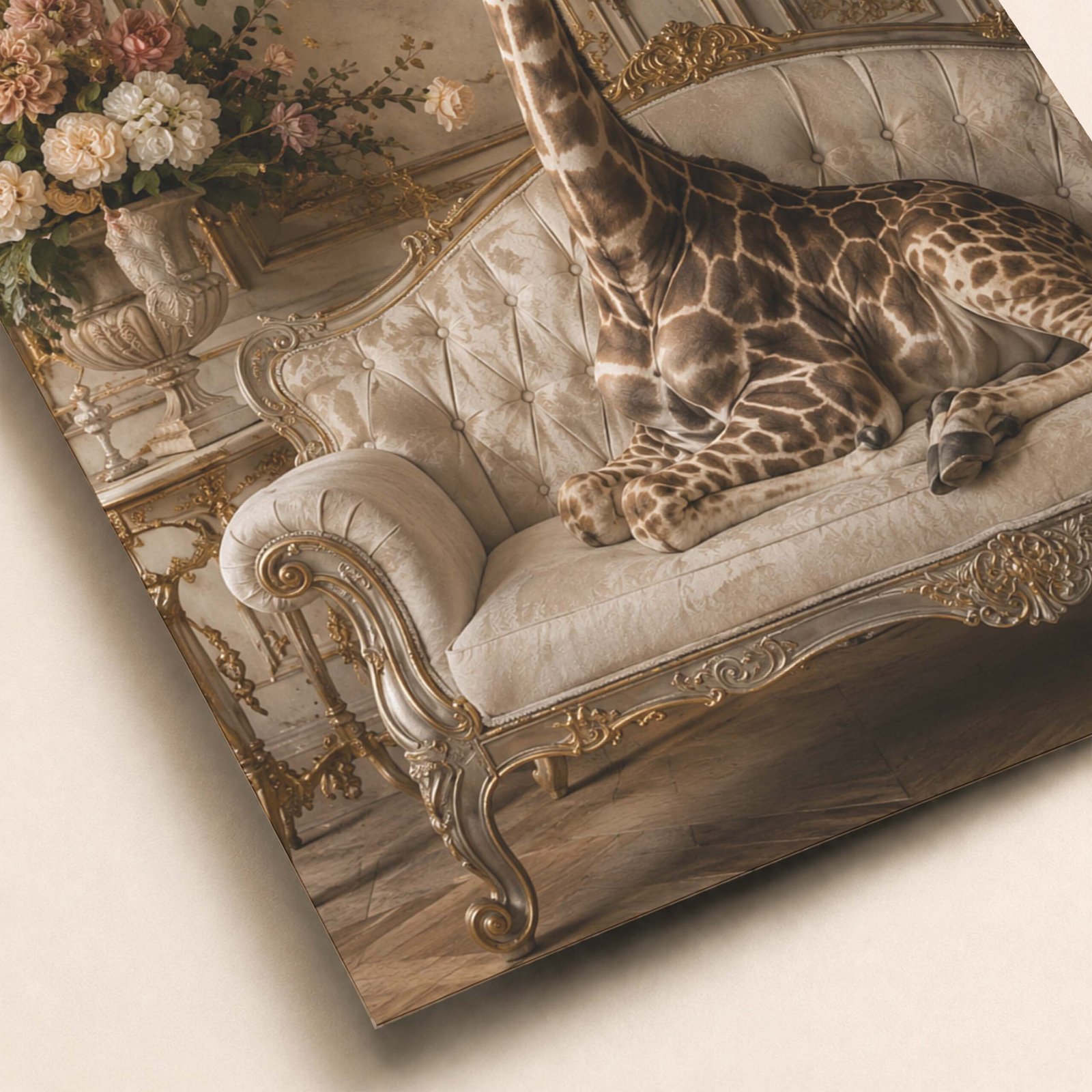 Détail de l'affiche girafe