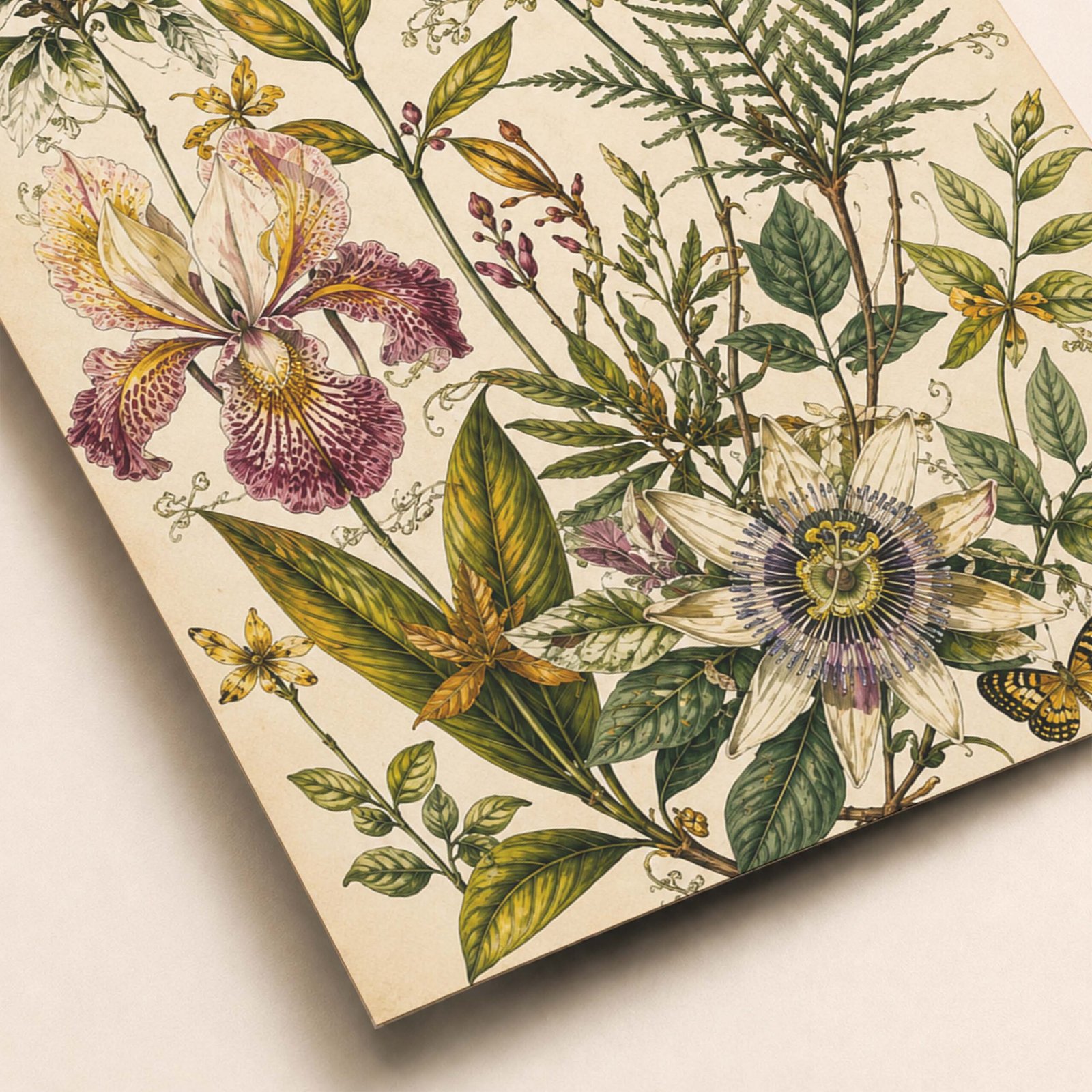 Affiche murale de fleurs exotiques