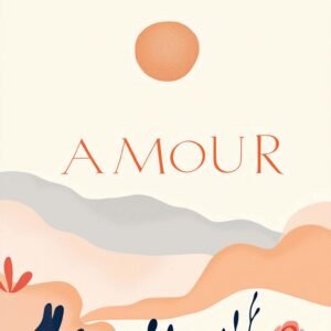 Affiche murale sur le thème de l'amour avec des couleurs douces