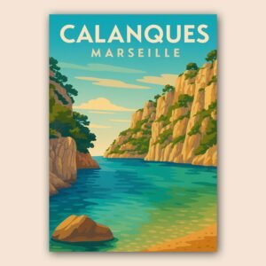 Affiche des Calanques de Marseille