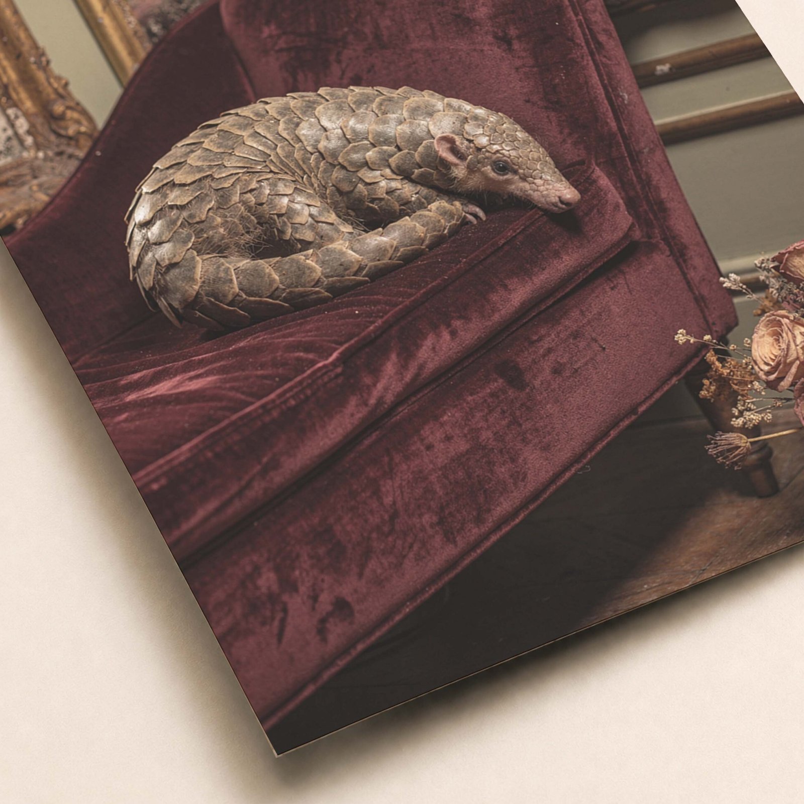 Détail de l'affiche d'un pangolin
