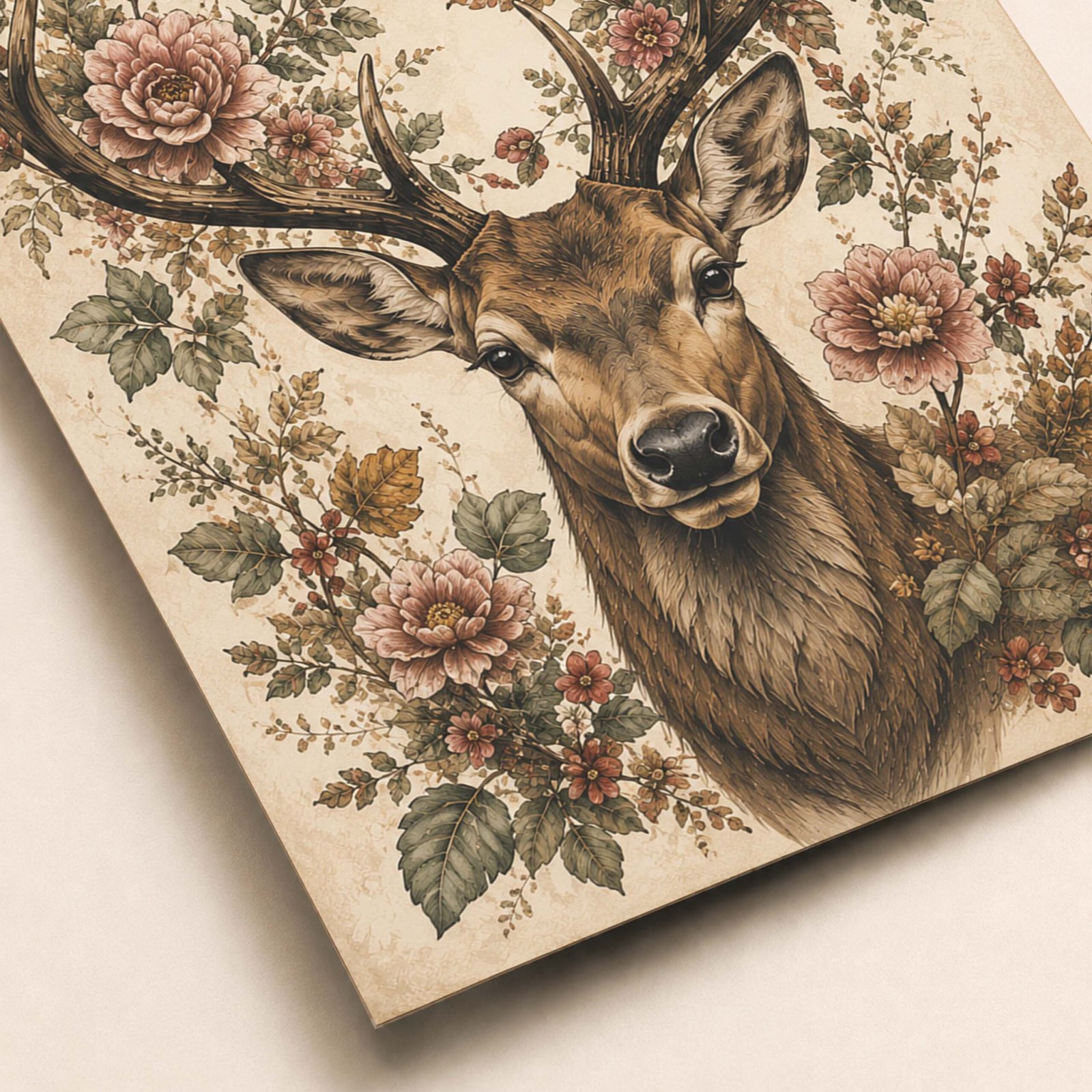 Détail de l'affiche d'un cerf majestueux