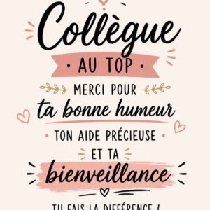 Affiche murale Collègue au top