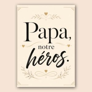 Affiche murale Héros